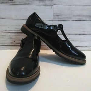 Clark's Somerset Patent Leather Mary-Janes